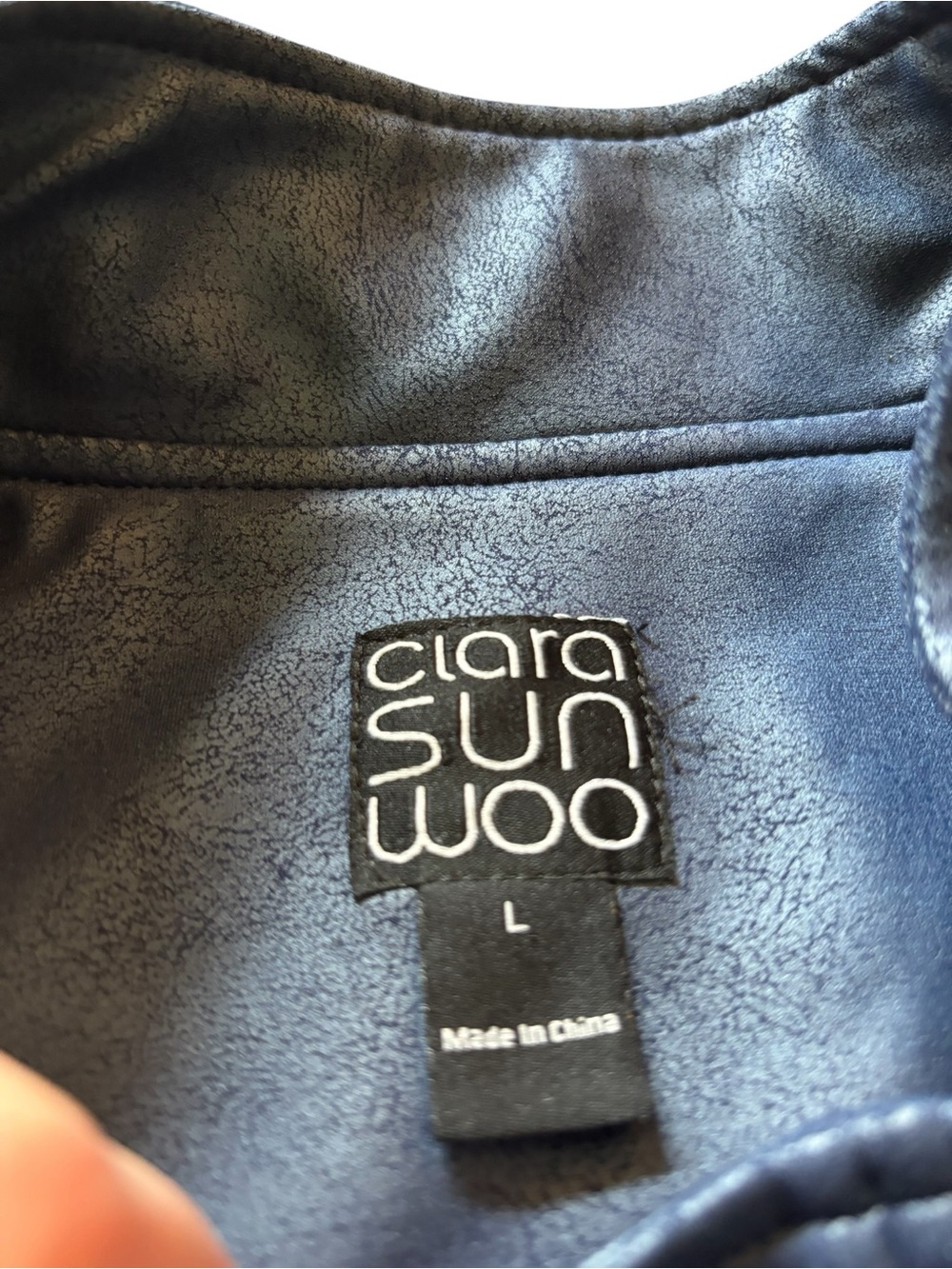 Clara Sun Woo Liquid Leather™ Signature Jacket Large - Picture 8 of 8